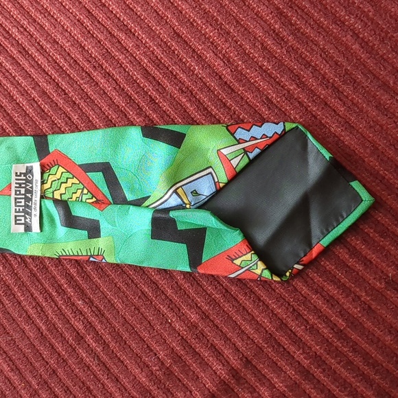 Memphis Milano G. Della Vittoria Silk Tie - Picture 3 of 7